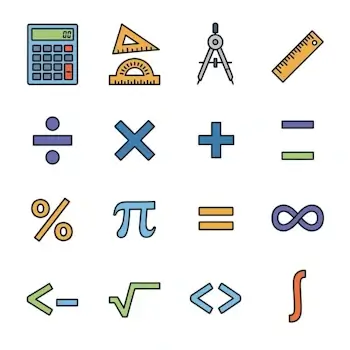 Privatunterricht Bern – Mathematik-Symbole und Lernmaterialien für den individuellen Mathematikunterricht.