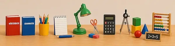 Lernmaterialien für die Nachhilfe in Deutsch, Französisch, Englisch und Mathematik in Bern
